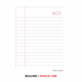 Single Line Rulling